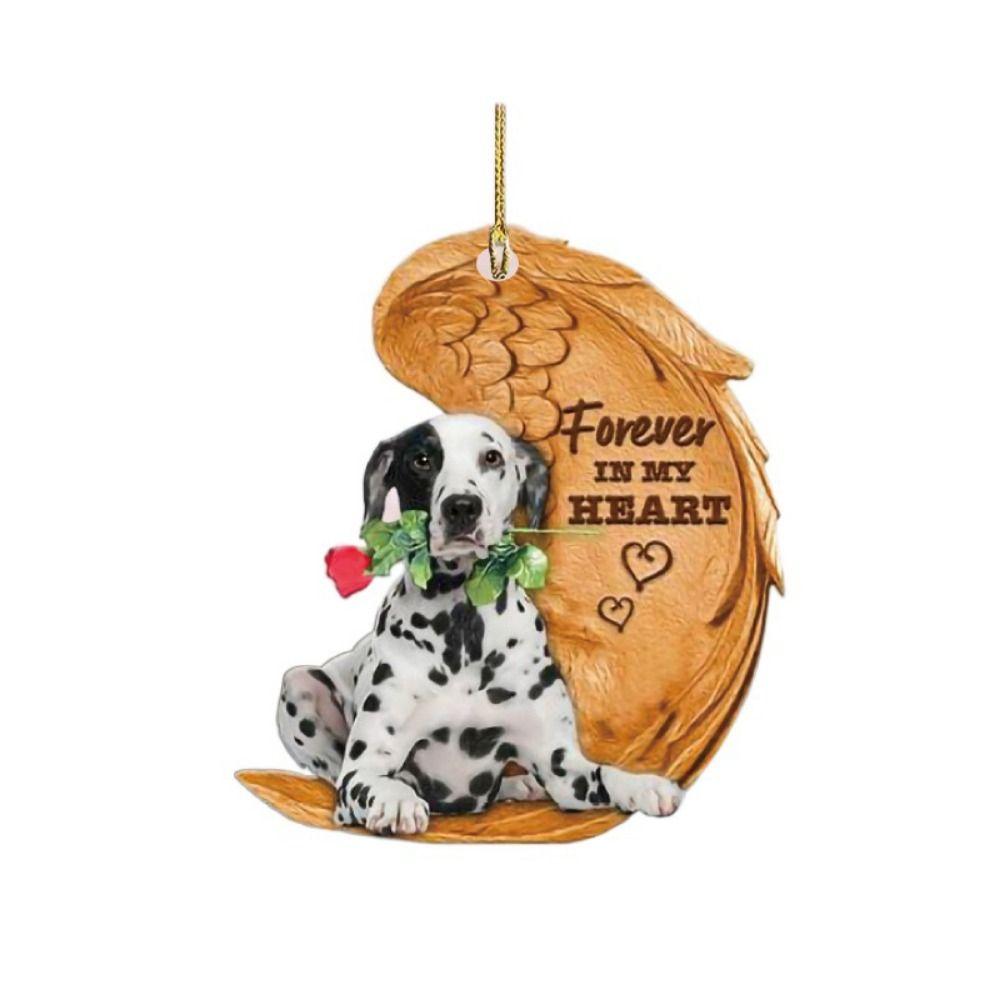 Wiszący pies Wiszące dekoracje 2D pies samochód wisiorek pies breloki pies samochód brelok pies