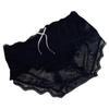 Sweet Mid Waist Lace Panties Cotton Crotch Briefs Underwear for Women Bow Transparent Mesh Lace Briefs Summer