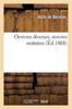 Libro Oeuvres Diverses, Oeuvres Oratoires