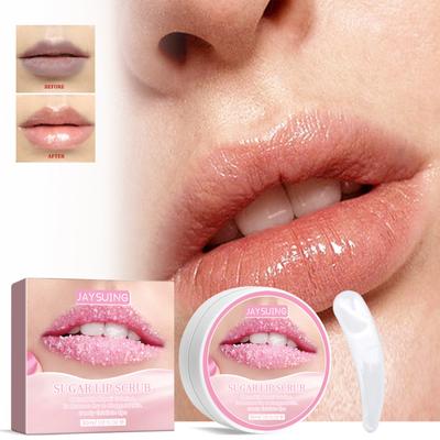 Exfoliating Lip Scrub for Smoothening Lips and Fading Lip Lines, Moisturizing and Hydrating Lip Mask for Dead Skin Removal