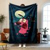 Courage the Cowardly Dog Soft and Comfortable Flannel Suitable for Sofas Living Rooms Outdoor Camping Travel and Also Makes a Great Anniversary Gif