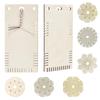 8Pcs Braiding Discs Bracelet Weaving Tool for Braided Rope Handmade Jewelry