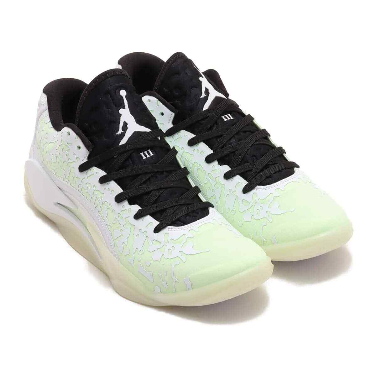 DR0676-110 Nike Jordan Zion 3 White Black Barely Volt (Men s) 8