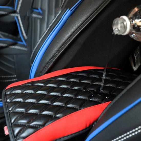 Car Central Armrest Box Console Covers Pad Faux Leather 12.6X7.5   Universal