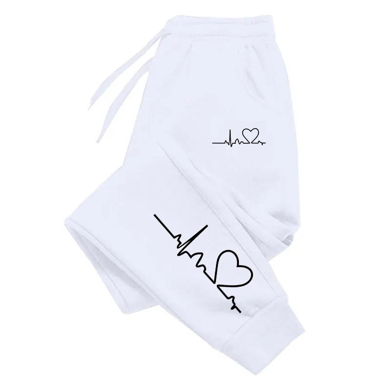 New Versatile Daily Jogger Fashion Loose Pants Women's Casual Fleece Sweatpants Comfortable Fitness Pants