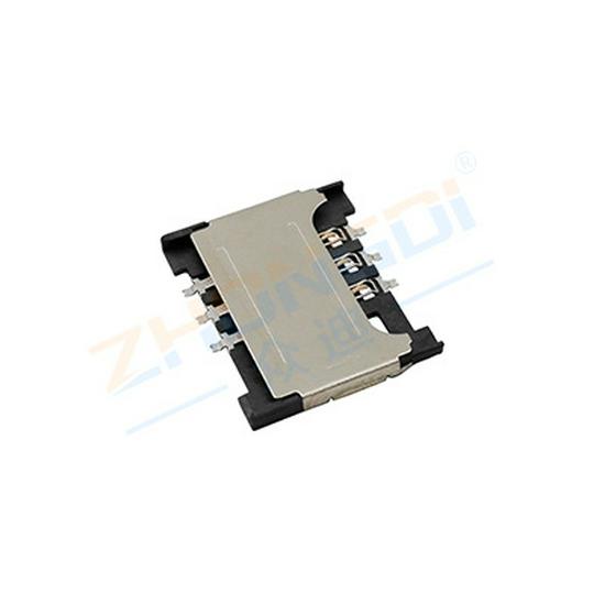 SIM-0302A-P Plug-in MiniSIM Card Socket H1.5