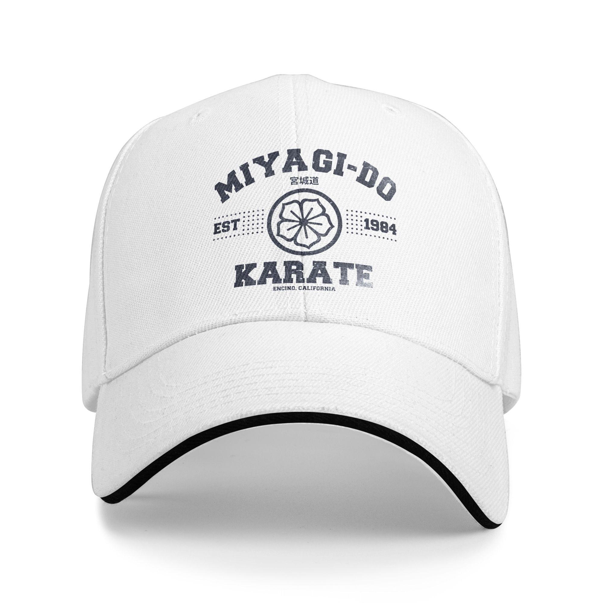 Yiran Dayang Hat Women's Karate Miyagi Collegiate Sandwich Caps Adult ,Baseball Cap Larusso Lotus Hat Adjustable Snapback Caps Sun Hats Summer Hat Cm