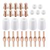 Extended Long Tip Electrode & Plasma-Cutter Nozzles Consumable Kits For CUT-40 LGK-40 PT-31 Plasma-Cutting Torch Fitting