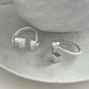 925 Sterling Silver Jewelry Simple Double Heart Geometric Rings for Women Wedding Party Jewelry For Girls Friend Gift