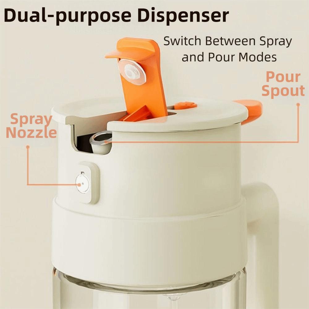 Leak-proof Oil Dispenser Bottle 650ML Kitchen Spray Container Oil Sprayer Dispenser  BBQ Tool