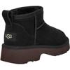 UGG Classic Ultra Mini Comfortable Versatile Anti-Kick Shock Absorbing Kids Boots Kids boots Black 1157732K-BLK