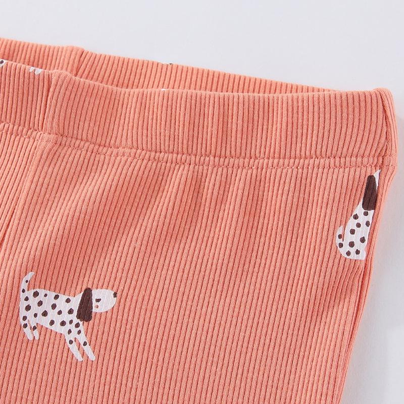 Girls' Spring & Autumn Bell Bottom Knit Pants