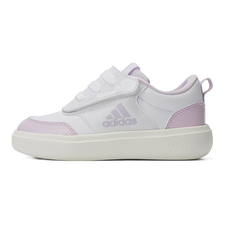 Adidas Park St Comfortable Sports Low-Top Kids Training Shoes Kids Training Shoes White Purple IE8698