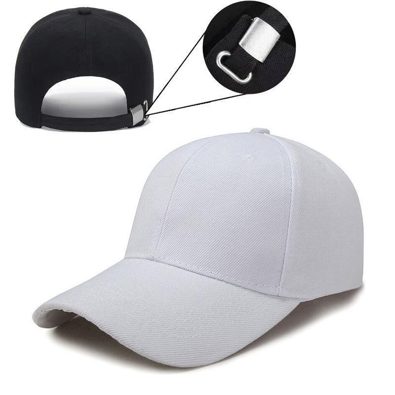 New Solid Color Unprinted Baseball Cap Men's Outdoor Fishing Korean Version Cap Women's Simple Trendy Shade Sun Protection Hat