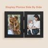 WTEMPO Öffnungsbarer Klapp-Fotorahmen Doppelrahmen Klappbares Scharnier Fotorahmen für Heim-Ausstellung Bilder für Collage Foto-Poster Kunstwerk