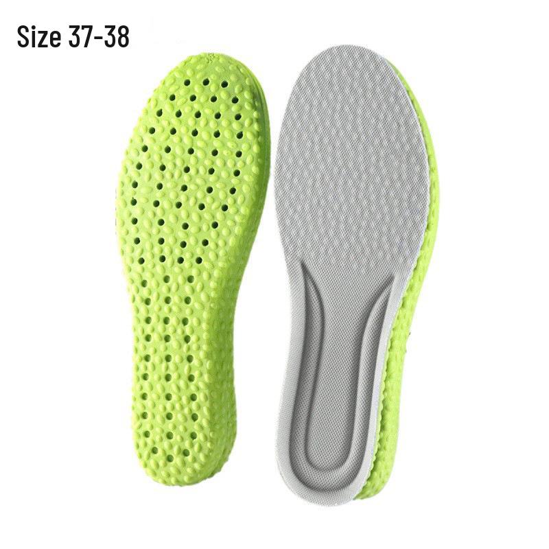 

Shock-Absorbing Breathable Sports Insole: Thickened, Deodorant, Sweat-Absorbent, Anti-Odor, Handmade Latex Popcorn for Men and Women