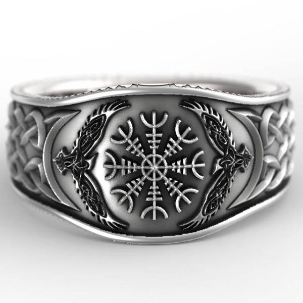 

Vintage Silver Color Snowflake Rings for Women Trendy Round Personalized Creativity Party Rings Jewelry 13