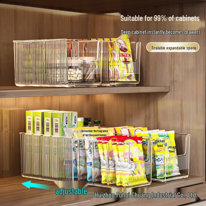 Retractable Kitchen Seasoning Organizer - Compartmented Storage for Bottles, Jars, and Packets