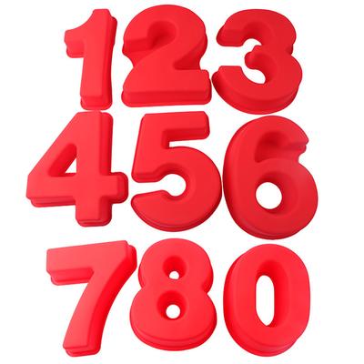 1 Adet Numara Kalıp 10 İnç Kolay Temizlenebilir Ekstra Büyük