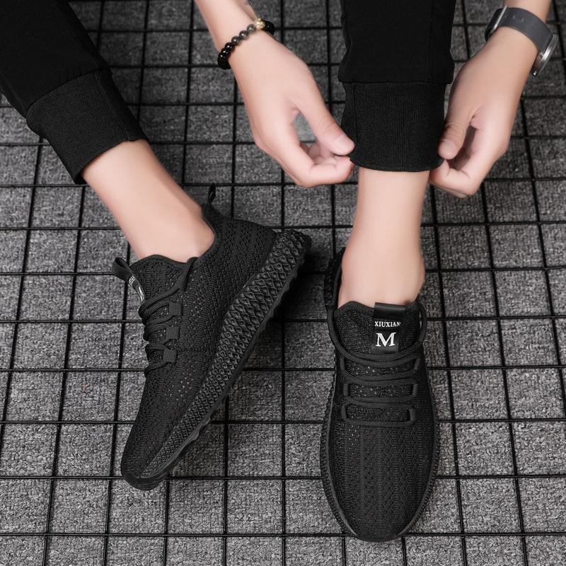 

Производитель мужская обувь полая сетчатая обувь летняя сетчатая дышащая повседневная обувь мужская обувь корейская версия универсальная обувь для бега 2025 39