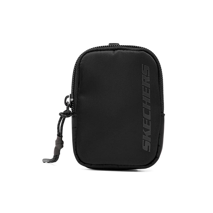 New Skechers Fabric Crossbody Bag Sling Bag Unisex Carbon Black L322U025-0018