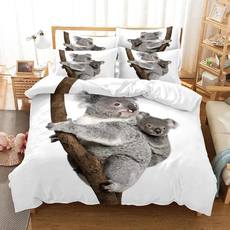 New 3D Print Spider And Animals Comfortable Duvet Quilt Cover Pillowcase Bedding Set Children Bedroom Decoration Home Textile