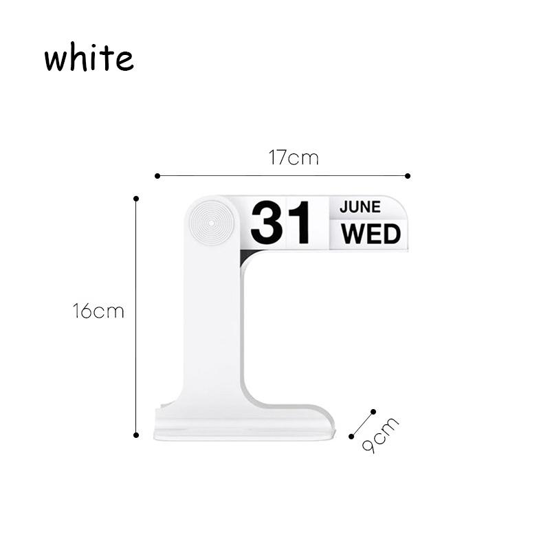 2026 INS Desktop Calendar Creative Reusable Daily Weekly Schedule Organizers Office Home Decor Ornament Flipping Perpetual Calendars белый