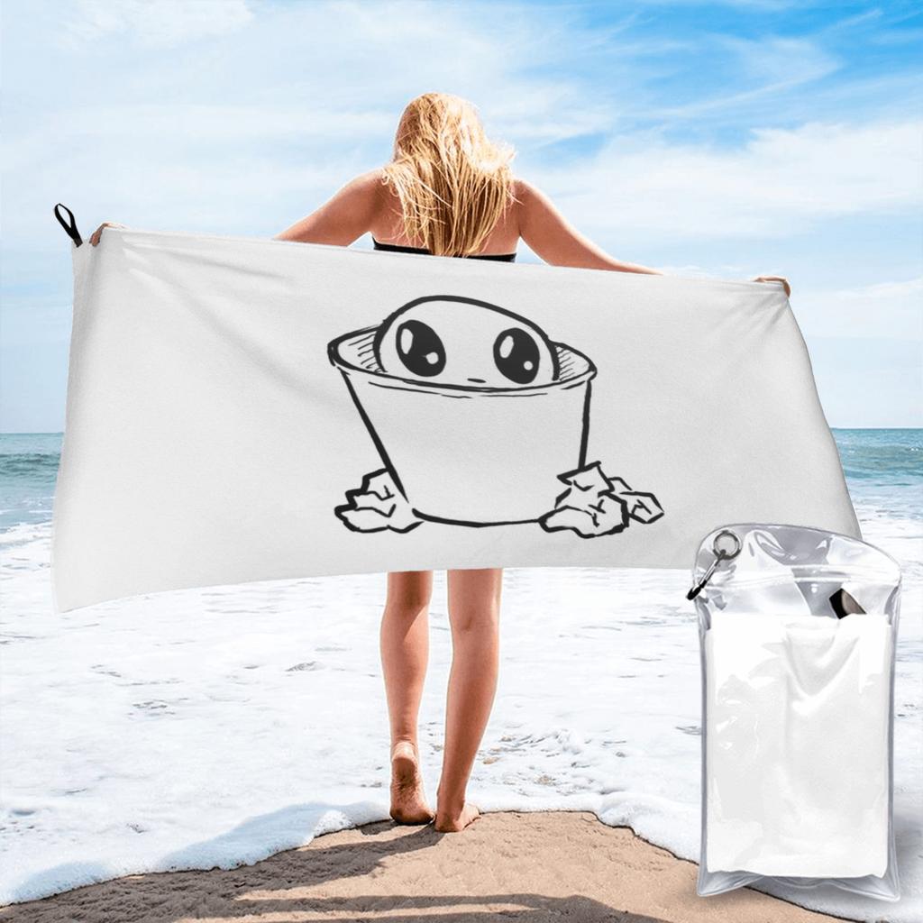 Tbh Autism Creature Meme Yippee Beach Towel Soft Microfiber Quick Dry Absorbent Quick Towels For Mountain Climbing
