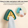 1/4Pcs Creative Towel Rack Free Punching Storage Rack Kitchen Rag Hook Hand Plug Dish Towel Rack