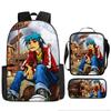 UK Virtual Band Gorillaz Kids' Cartoon Backpack - Dual Use Shoulder/Crossbody Bag