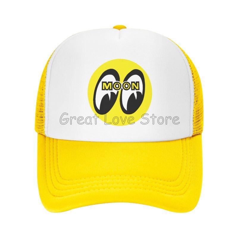 JDM Moon Eyess Motorcycle Racing Baseball Caps Unisex Breathable Mesh Cap Summer Outdoor Casual Sun Protection Hat Snapback Hat