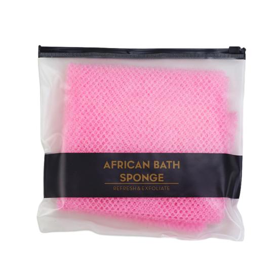 Bath Net Exfoliating Towel African Mesh Sponge Quick-Drying Bright Color Long Soft Nylon Bath Body Scrubber