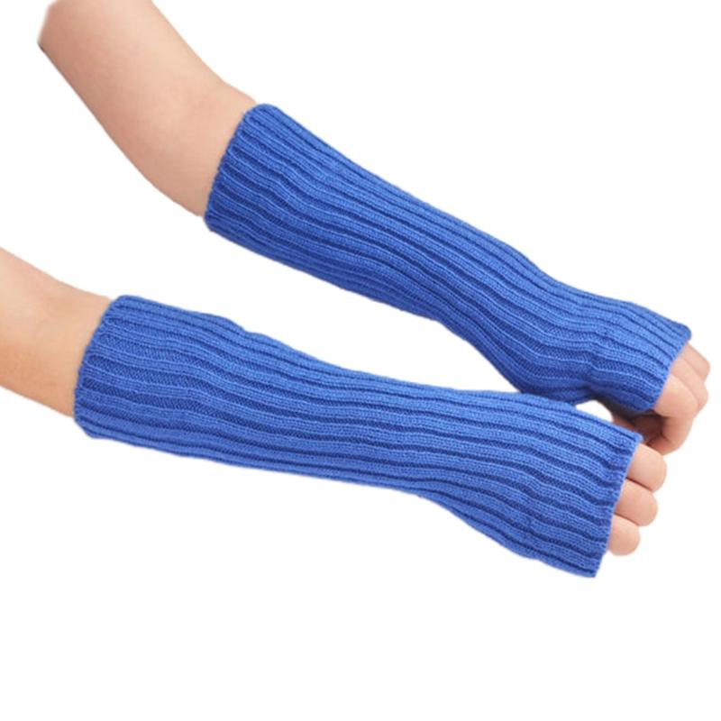 

Еластичні в язані нарукавники, манжети на зап ястя, довгі рукавички без пальців, рукавички з отвором для великого пальця, зимові рукавички на руку, закриття для татуювань