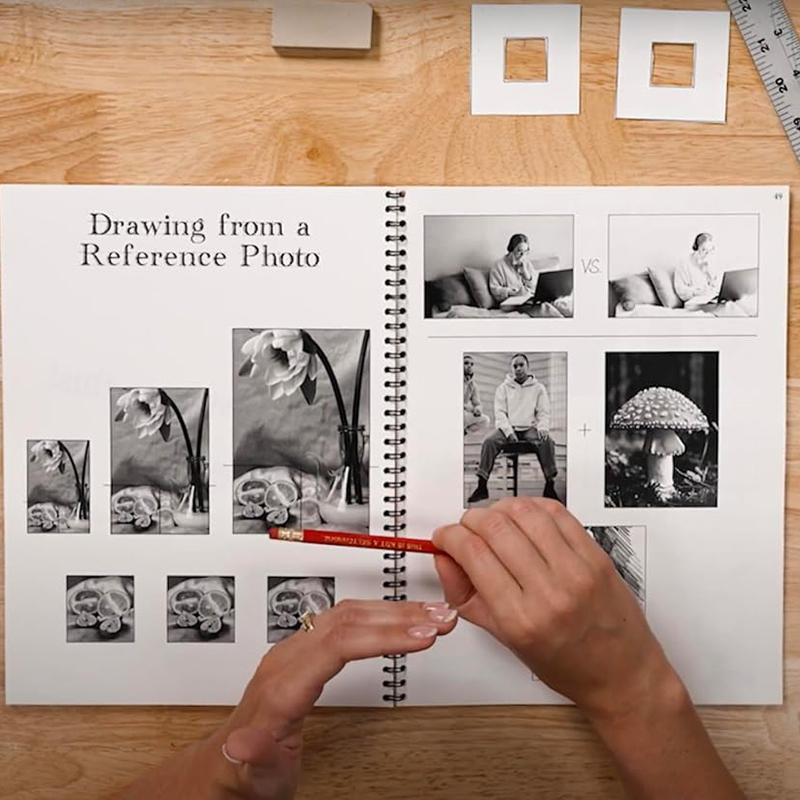 This Is Not A Sketchbook, It'S An Art Class Spiral-Bound Interactive Workbook Coloring Book For The Aspiring Artist