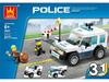 Wange City Police Airplane Building Blocks - Parent-Child Interactive Toy