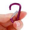 10/50Pcs Carabiner Keychain Alluminum D-ring Buckle Spring Carabiner Snap Hook Clip Keychains Outdoor Camping Daily Use Tool