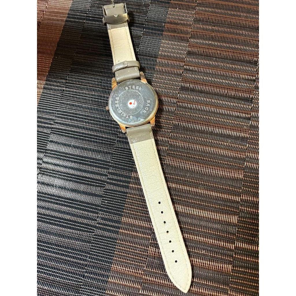 Used TISSOT beige leather watch