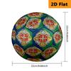 Royal Emblem Design Soccer Ball Suitable for Both Training and Competition Outdoor Sports No. 5 Football Wear-resistant and Slip-resistant