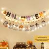 Halloween Hanging Decor: Flags, Flowers, and Ornaments for a Spooky Atmosphere