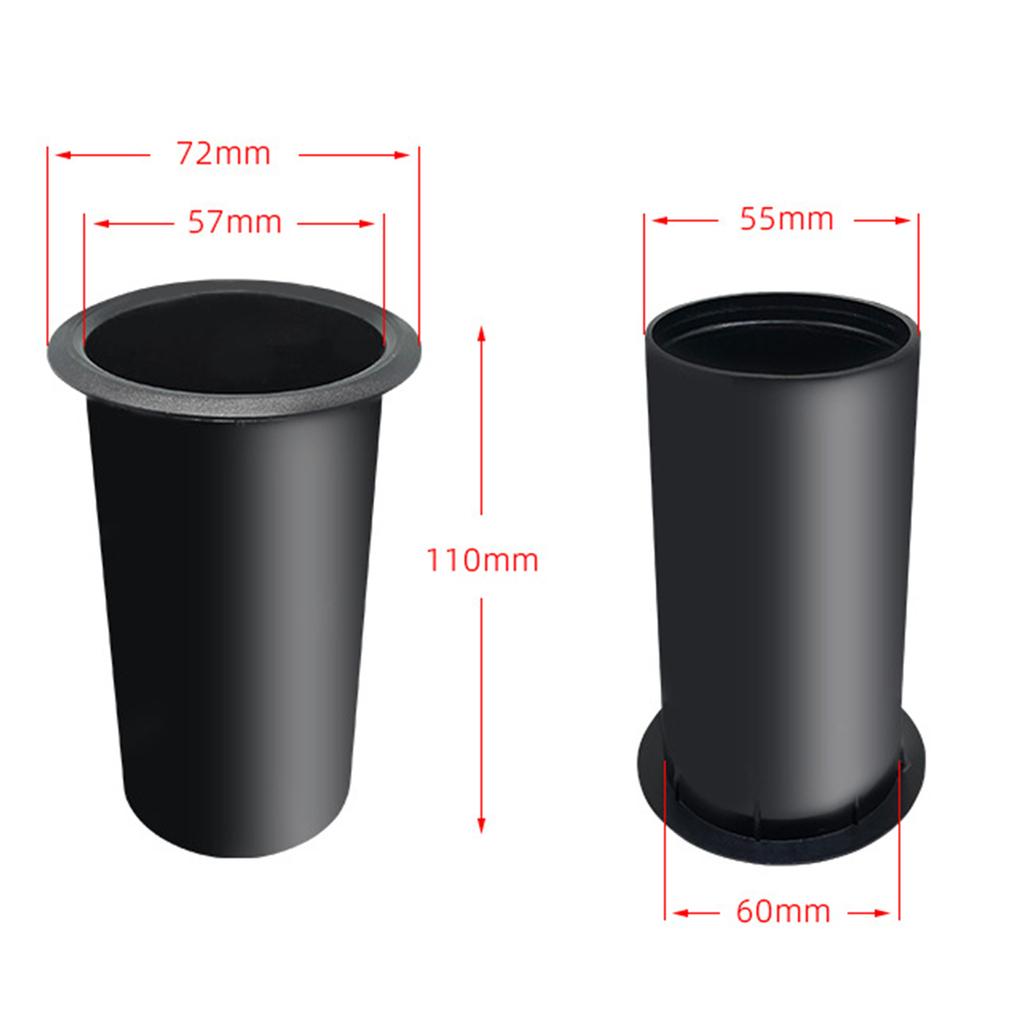 2PCS Speaker Port Tube Bass Vent Ventilation Connector Quality Plastic Bass Reflex Tube for DIY Speaker Project Upgrades