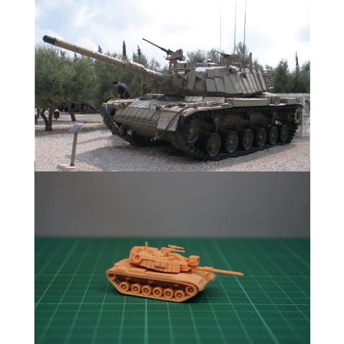 

Generic 1/144 IDF M60 Magach6 Main Battle Tank (fine detail) Resin Kit