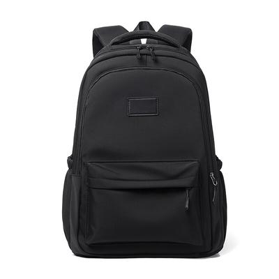 14 Zoll Herren und Damen Universal Schultasche Freizeit Einfarbig Outdoor Sport Schultertasche Große Kapazität Reise Laptop Rucksack