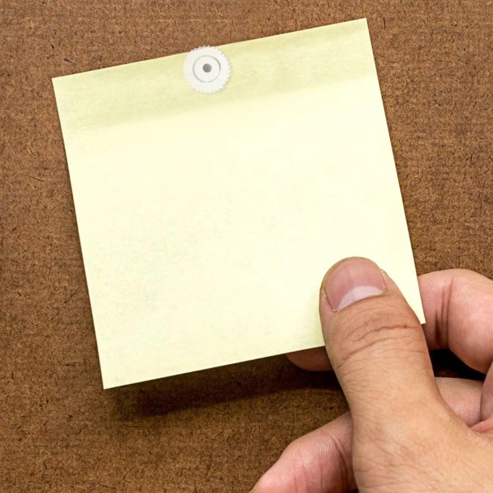 100Pcs Creative Round Head Nail DIY Board Thumbtack Transparent Push Pins  Office School Suppl