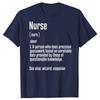 Nurse Definition T Shirt Funny Cute Nurses Week Gift Tshirt Printing Brand Man Tops Shirts Printing Cotton Short Sleeve Clothes