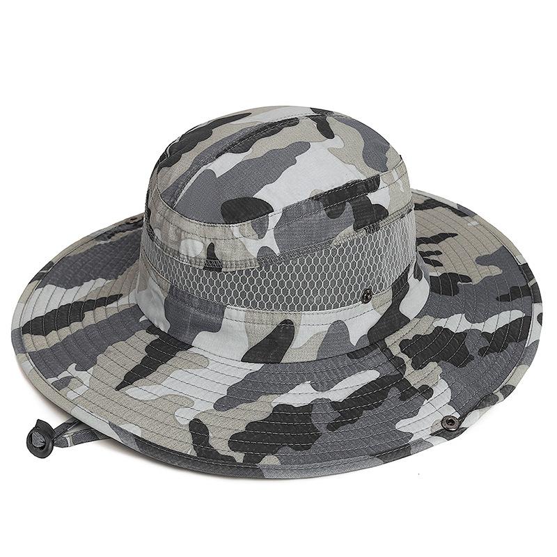 Adventure Hats for Men and Women Summer Sun Protection Fisherman Hats Mountaineering Wide-brimmed Sun Hats