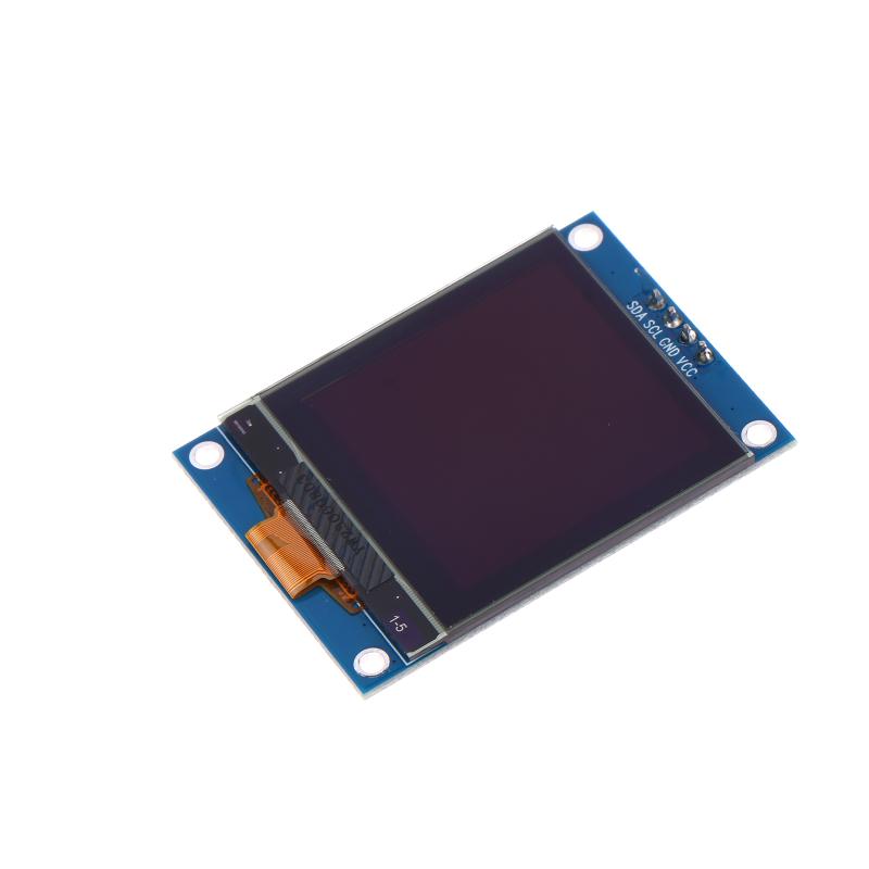 1.5 Inch Oled Lcd Display Screen Module 4 Pin Iic Lcd Screen Sh1107 Driver Interface Monochrome Screen For Arduino
