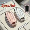 2pcs/lot Car Key Fob Case Cover for Hyundai Kona 2017 I30 Ix35 Solaris Azera ELANTRA GRANDEUR IG