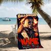 Customizable personalized beach towels Michael Myers themed designs.Suitable for the beach, yoga, sports;ideal as beach accessories