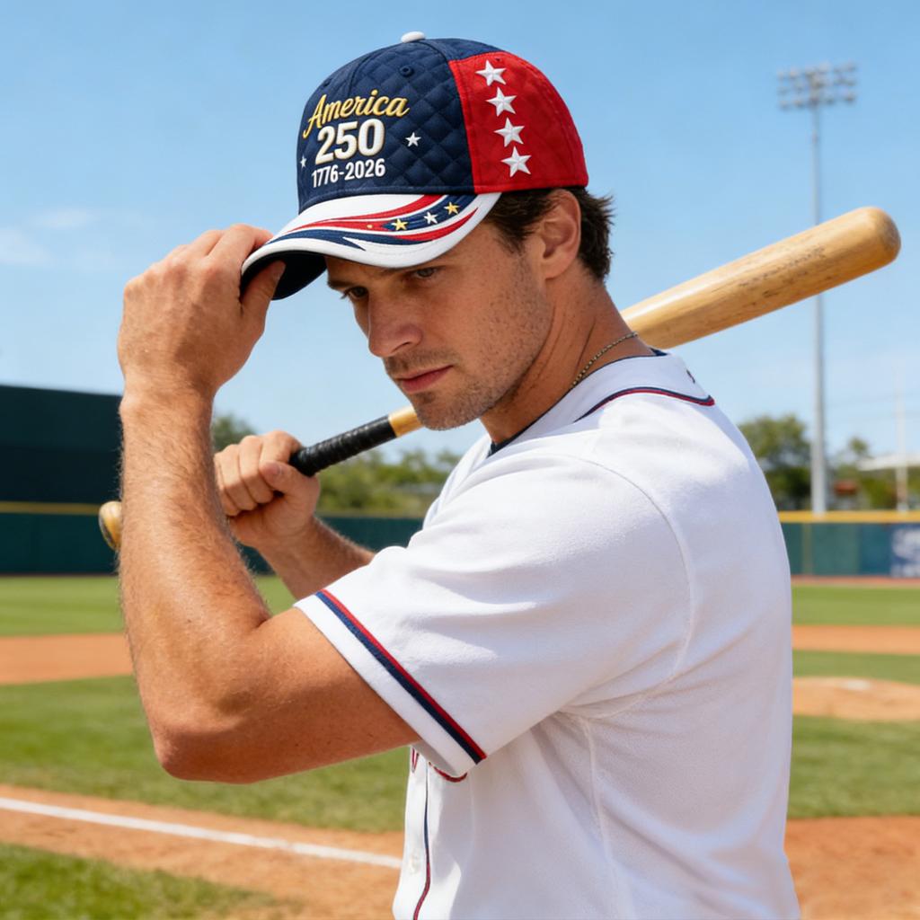 250th Anniversary Baseball Cap 3D Printed Sunshade Baseball Cap