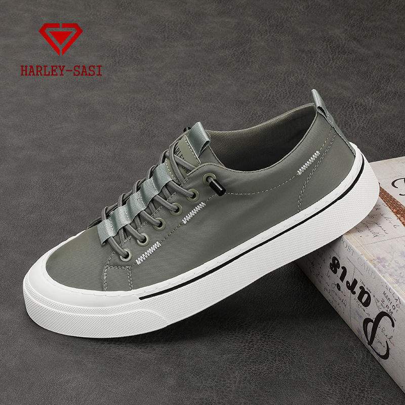 

Shoes men s spring thick-soled summer soft-soled handsome trendy board shoes men s 45 [suitable for 45 feet]
